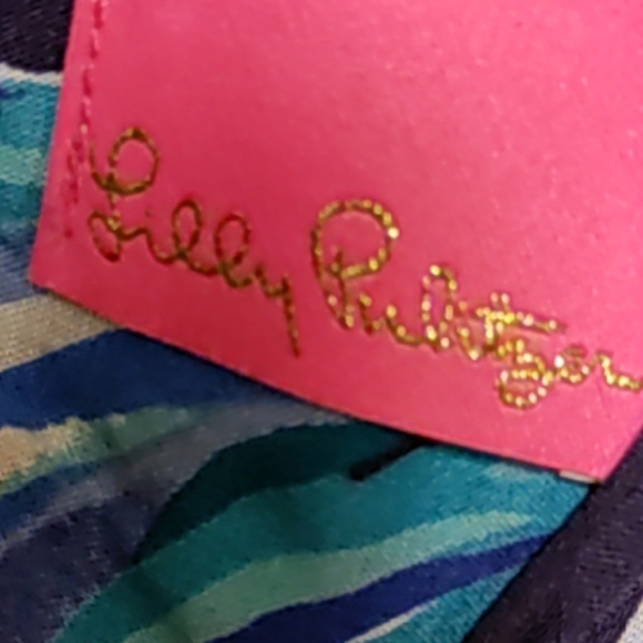 Lilly Pulitzer Positano Large Straw Tote - Picture 5 of 9